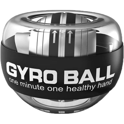 Auto-Start Wrist Power Gyro Ball with LED Lights, Wrist Strengthener and Forearm Exerciser for Stronger Arm Fingers and Muscle