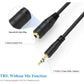 ELECTOP 2.5mm Male to 3.5mm(1/8 inch) Female Stereo Audio Jack Adapter Cable for Headphone