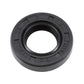 uxcell Oil Seal, TC 10mm x 20mm x 7mm Nitrile Rubber Cover Double Lip with Spring for Bearing Shaft, Black