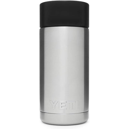 YETI Rambler 12 oz Bottle, Stainless Steel, Vacuum Insulated, with Hot Shot Cap