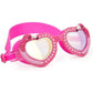 Bling 2o Girls' Swimming Goggles (Ages 3+) UV Protection Latex-Free 100% Silicone Material Anti-Fog Adjustable Nose Piece