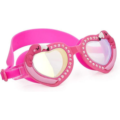 Bling 2o Girls' Swimming Goggles (Ages 3+) UV Protection Latex-Free 100% Silicone Material Anti-Fog Adjustable Nose Piece