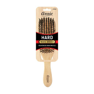 Annie Hard Wave Boar & Nylon Bristle Brush Light Brown - My Store