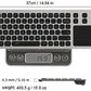 Buy now Arteck 2.4G Wireless Touch TV Keyboard with Easy Media Control and Built-in Touchpad Mouse Solid Stainless Ultra Compact Full Size Keyboard -Connected Computer, Smart TV, HTPC at indiglob india