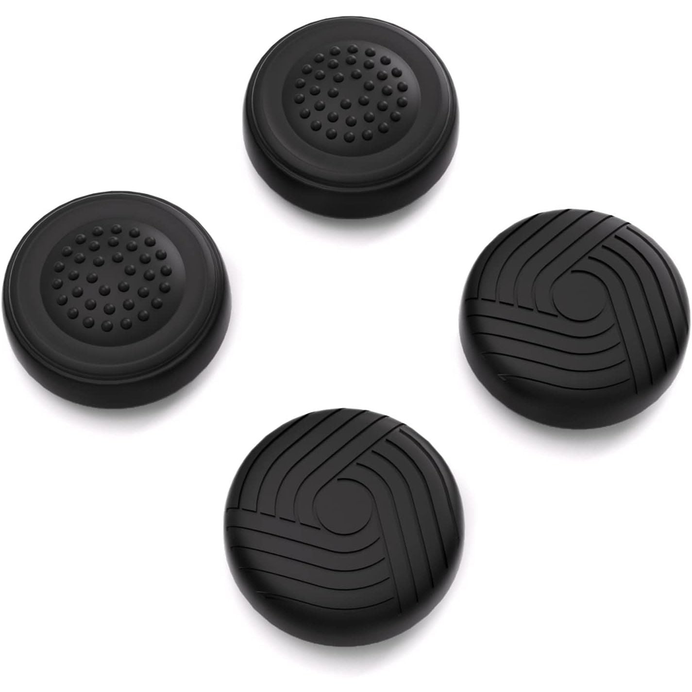 Buy now PlayVital Thumb Grip Caps for Steam Deck LCD, Silicone Thumbsticks Grips Joystick Caps for Steam Deck OLED - Raised Dots & Studded Design Samurai & Guardian Edition Black at indiglob india