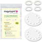 Replacement Parts for Medela Harmony Manual Pump; 4 O-Rings, 2 Membranes by Maymom