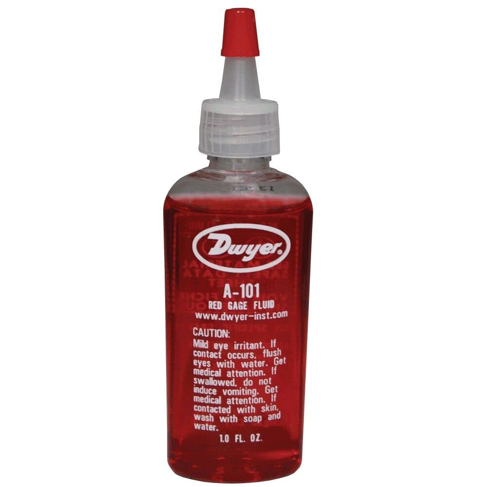 Buy now Dwyer® Red Gage Fluid, A-101, 1 oz Bottle, .826 Specific Gravity at indiglob india