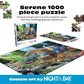 Buy now Buffalo Games - Mountain Retreat - Jeff Haynie - 1000 Piece Jigsaw Puzzle for Adults, Challenging and Colorful Camping Scene, Precision-Cut Pieces, Includes Full-Color Poster at indiglob india