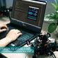 Buy now Adeept RaspClaws Hexapod Spider Robotic Kit Compatible with Raspberry Pi 4 3 Model B+ B, OpenCV Target Tracking, Video Transmission, Raspberry Pi STEAM Crawling Robot with PDF Manual at indiglob india