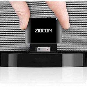ZIOCOM 30 Pin Bluetooth Adapter Receiver for Bose iPod iPhone SoundDock and Other 30 pin Dock Speakers with 3.5mm Aux Cable(Not for Car and Motorcycles), Black
