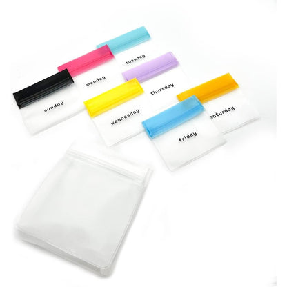 EZY DOSE Disposable Pill, Vitamin, and Medicine Organizer Pouches, Zippered Seal Bags, Pocket Sized and Travel Friendly, Easy to Use, 100 Count, BPA Free