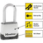 Buy now Master Lock Silver Outdoor Combination Lock, Heavy Duty Weather Resistant Padlock with Resettable Code and Cut Resistant Boron Carbide Shackle for Outdoor Use, M176XDLH at indiglob india