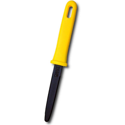 CANARY Corrugated Cardboard Cutter Dan Chan 7.5", Safety Box Cutter Knife [Non-Stick Coated Blade], Made in JAPAN, Yellow (DC-190F-1)