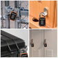 Buy now Gym Locker Lock - 4 Digit, Heavy Duty, Hardened Stainless Steel, Weatherproof and Outdoor Combination Padlock - Easy to Read Numbers - Resettable and Cut Proof Combo Code - 1 Pack Orange at indiglob india
