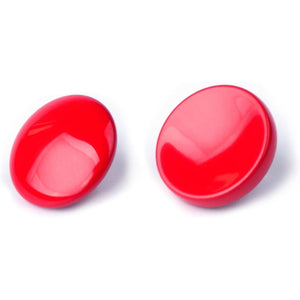 Red Metal Soft Shutter Release Button,Delicate Camera Shutter Button 11mm Concave 10mm Convex Surface(2 Pack)