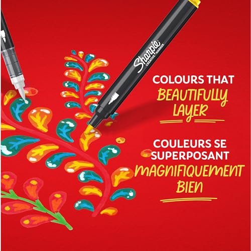Buy now Sharpie Creative Acrylic Markers - Brush Tip, Set of 2, 2196903 at indiglob india