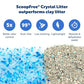 Buy now PetSafe ScoopFree Disposable Crystal Cat Litter Tray - Easy Cleaning Box - Refill Tray for Electric Litter Box - Fragrance Free - 4.3 lb Bags - 6 Pack at indiglob india