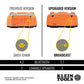 Buy now KLEIN TOOLS AEPJS3 Bluetooth Jobsite Speaker with Magnet and Hook, 20-Hr Run Time, Charge Via USB A or C, Pair Multiple Speakers Via Broadcast, Hands Free Capable at indiglob india