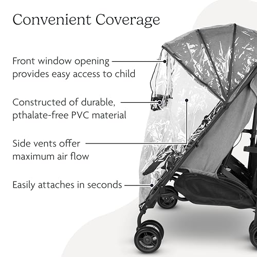 Buy now UPPAbaby G-Link and G-Link V2 Rain Shield Waterproof and Windproof Coverage Ventilated Design Quick Attachment Easy Access to Child at indiglob india