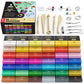 Buy now ARTEZA Polymer Clay Kit, 42 Colors with 5 Tools – Oven-Bake Modeling Clay for Jewelry Making, DIY Crafts, Sculpting & Creative Projects at indiglob india