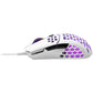 Cooler Master MM711 60G Glossy White Gaming Mouse with Lightweight Honeycomb Shell, Ultraweave Cable, 16000 DPI Optical Sensor and RGB Accents