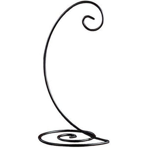 10" Spiral Ornament Display Stand - Black