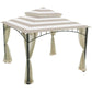 Garden Winds Replacement Canopy for Target Madaga Gazebo, Beige