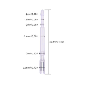 AIEX 5pcs Bl Touch Probe Pin Replacement, Smart Automatic Bed Leveling Touch Probe Pin Replacement Auto Bed Leveling Sensor Probe Tips Replacement Probe for Bltouch, 3D Touch