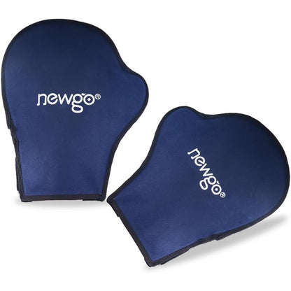 NEWGO Hand Ice Pack Golves for Pain Relief, FSA Eligible 2 Pack Cold Gloves for Chemotherapy Neuropathy, Ice Gloves for Hands Finger Injuries, Arthritis, Working Hands (Internal Length 8.7 Inches)