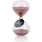 SWISSELITE Puff Sand Timer, Hourglass Sand Timers, Inspired Glass for Home, Desk, Office Decor