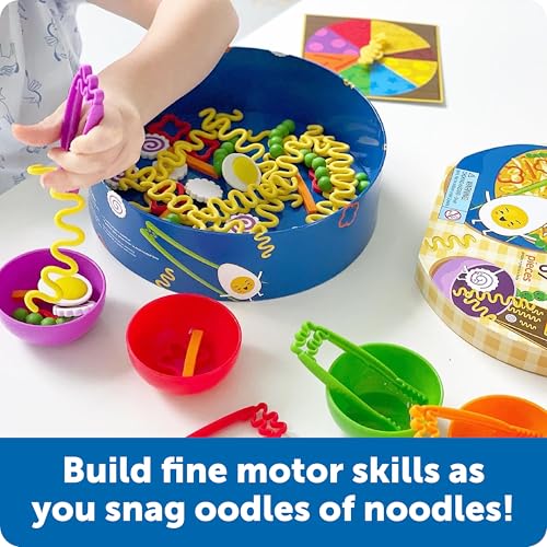 Buy now Learning Resources Noodle Knockout! Fine Motor Game Math Busy Board Sensory Bin STEM Toys, Ages 4+ at indiglob india