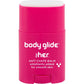 Body Glide For Her Anti Chafe Balm | Chafing stick with added emollients | Great for dry, sensitive skin and/or sensitive areas | Use on chest, bra, butt, groin, arm, and thigh chafing | 0.8oz