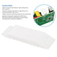 100 Pcs TO-247 17 x 22 x 1mm Alumina Ceramic Insulating Sheet High Hardness Excellent Wear MOS Transistor IGBT Cooling Pad with 3.7mm Hole - My Store