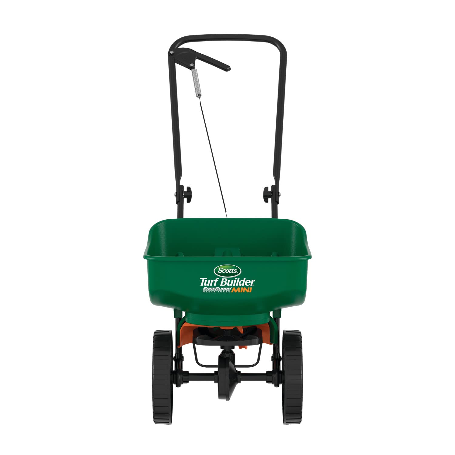 Buy now Scotts Turf Builder EdgeGuard DLX Broadcast Spreader for Seed, Fertilizer, Salt, Ice Melt, Holds up to 15,000 sq.ft. Product at indiglob india