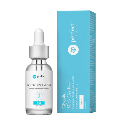 Glycolic Acid 30% Gel Peel - Enhanced with Retinol and Green Tea Extract (Professional Chemical Peel)- 1 fl oz 30mL