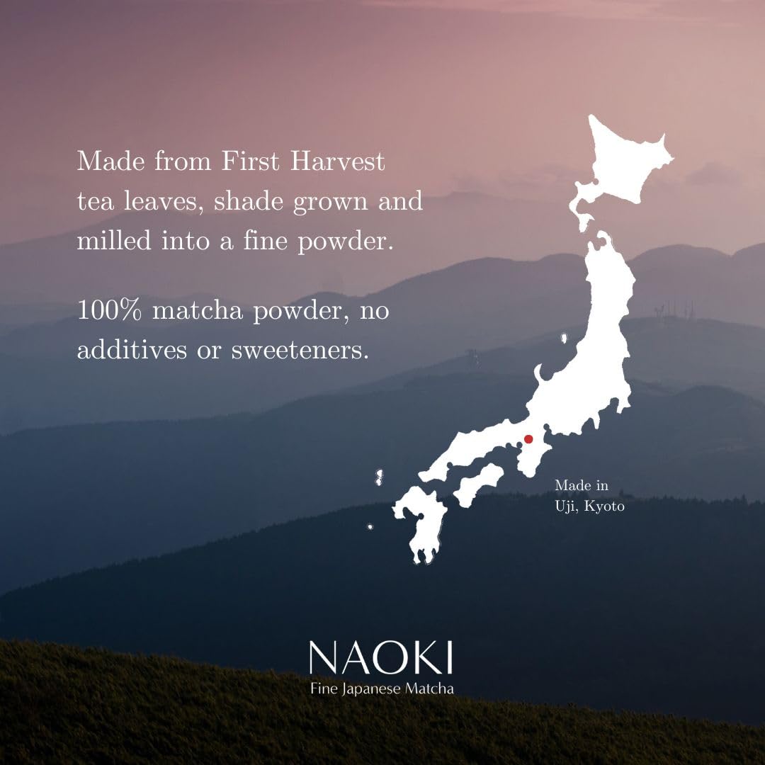 Buy now Naoki Matcha Superior Ceremonial Blend – Authentic Japanese First Harvest Ceremonial Grade Matcha Green Tea Powder from Uji, Kyoto (40g / 1.4oz) at indiglob india