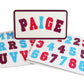 Buy now Ride Along Dolly Kid's Bicycle Customizable License Plate -Make Your Own Bike Name Plate -Includes Over 150 Letter and Cute Number Stickers Decals, Fits Most Bikes -Holiday Stocking Stuffer for Girls at indiglob india