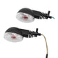 motoparty Motorcycle Turn Signals For KAWASAKI EX250R NINJA 250R KLX250S KLX250SF VN650 Vulcan S Front/Rear Turn Signal Indicator Light Blinker Lamp Motorcycle,(Transparent Shell)