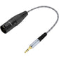 3.5mm Female to XLR Male Stereo Audio Adapter Cable, 1/8 inch Mini Jack Female to XLR Male Adapter Cable, 1 Feet