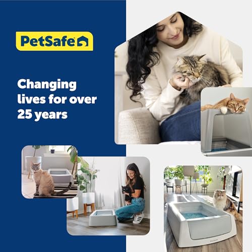 Buy now PetSafe ScoopFree Premium Natural Cat Litter - Eco-Friendly Long-Lasting Litter - High Absorbency & Low-Tracking Design - Non-Clumping Pebbles - 4.2 lb Bag - 2 Pack at indiglob india