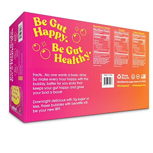 Buy now Poppi Variety Pack, 12 oz, 15-Count at indiglob india
