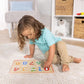 Buy now Melissa & Doug Wooden Lift & See Peg Puzzle Early Learning 2-Pack for Girls and Boys ƒ?? Alphabet, Numbers at indiglob india