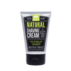 Pacific Shaving Company Natural Shaving Cream - Shea Butter + Vitamin E Shave Cream for Hydrated Sensitive Skin - Clean Formula for a Smooth, Anti-Redness + Irritation-Free Shave Cream (3.4 Oz)