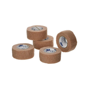 Coban 081359629 3M Self- Adherent Wrap, Tan, 1"x 5 Yards Size, Pack of 5
