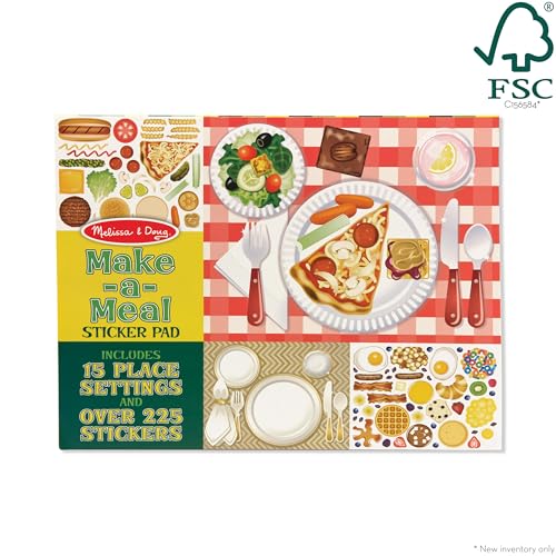 Buy now Melissa & Doug Sticker Pad - Make-a-Meal, 225+ Food Stickers at indiglob india