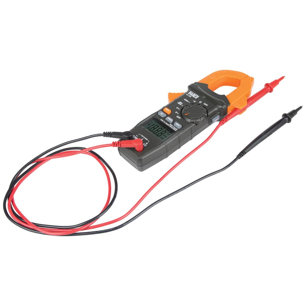 Buy now Klein Tools CL120KIT Clamp Meter Electrical Test Kit, AC Auto Ranging 400 Amp, Backlit Display, Includes GFCI Tester-Line Splitter-Pouch-Leads-3 x AAA at indiglob india