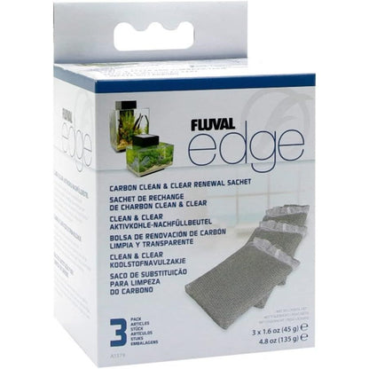 Fluval EDGE Carbon Clean & Clear Renewal Sachets - 3-Pack