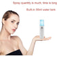 Nano Facial Mister, Portable Mini Cool Mist Facial Steamer Moisturizing Hydrating Face Sprayer for Skin Care, Makeup, Cleaning Pores, Eyelash Extensions, Summer Cool (White)