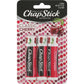 ChapStick Classic Skin Protectant Flavored Lip Balm Tube, Cherry Flavor, 0.15 Ounce (Pack of 3)