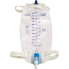 Easy-Tap Leg Bag Urinary Drainage Bag, 1000ml, Anti-Reflux Valve, Cloth Straps, Easy Flip Drain (Pack of 3) - Col1